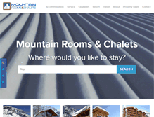 Tablet Screenshot of mountainrooms.com